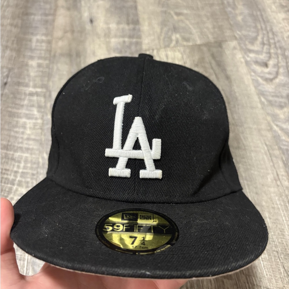 Vintage Black White LA hat 1988